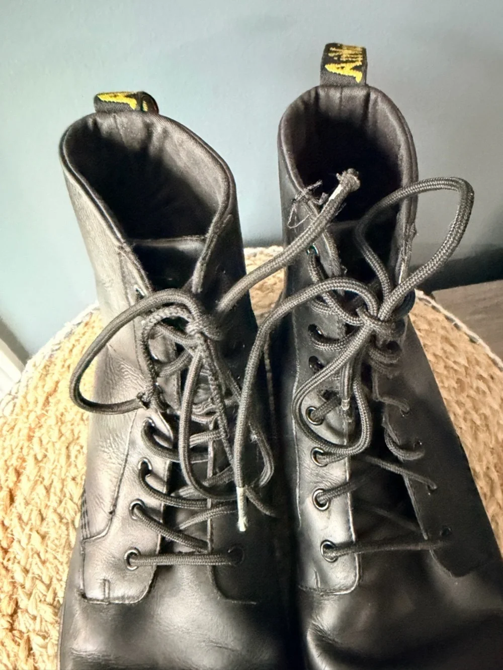 Dr Martens Combs Leather Combat Boots